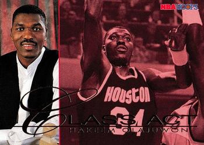 #241 Hakeem Olajuwon - Houston Rockets - 1995-96 Hoops Basketball