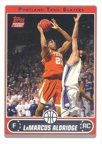 #241 LaMarcus Aldridge - Portland Trail Blazers - 2006-07 Topps Basketball
