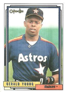 #241 Gerald Young - Houston Astros - 1992 O-Pee-Chee Baseball