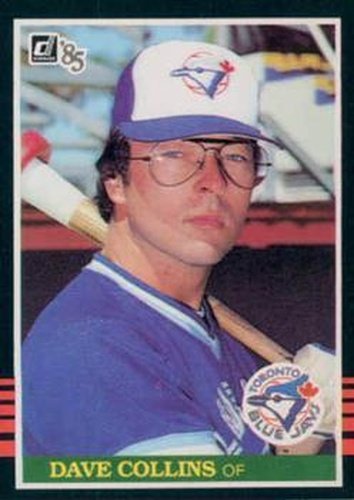 #241 Dave Collins - Toronto Blue Jays - 1985 Donruss Baseball