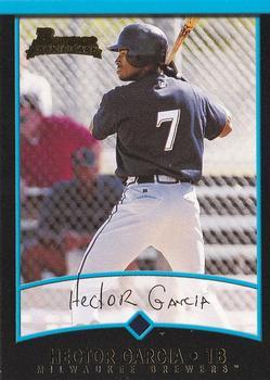 #241 Hector Garcia - Milwaukee Brewers - 2001 Bowman Baseball