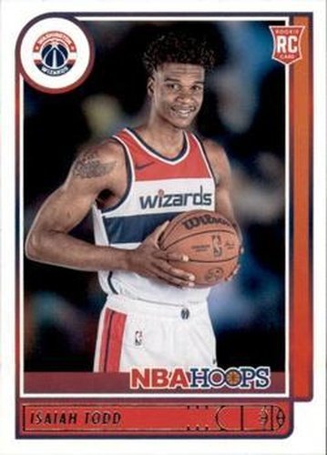 #241 Isaiah Todd - Washington Wizards - 2021-22 Hoops Basketball