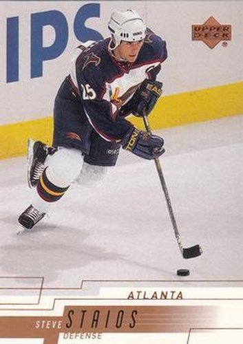 #241 Steve Staios - Atlanta Thrashers - 2000-01 Upper Deck Hockey