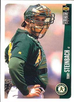 #241 Terry Steinbach - Oakland Athletics - 1996 Collector's Choice Baseball