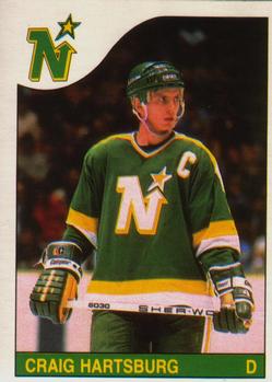 #242 Craig Hartsburg - Minnesota North Stars - 1985-86 O-Pee-Chee Hockey