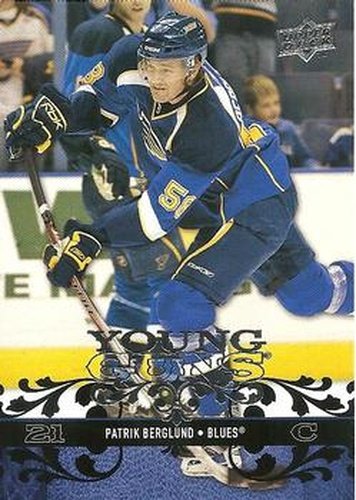 #242 Patrik Berglund - St. Louis Blues - 2008-09 Upper Deck Hockey