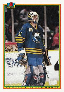 #242 Daren Puppa - Buffalo Sabres - 1990-91 Bowman Hockey