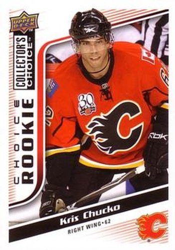 #242 Kris Chucko - Calgary Flames - 2009-10 Collector's Choice Hockey