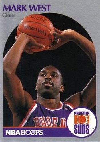 #242 Mark West - Phoenix Suns - 1990-91 Hoops Basketball