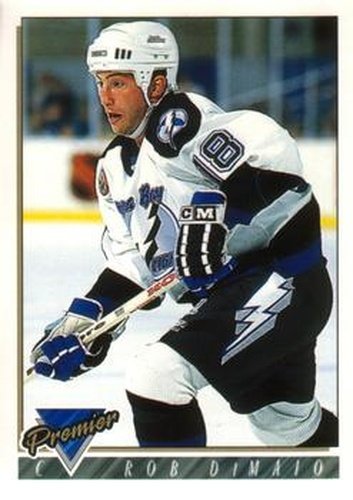 #242 Rob DiMaio - Tampa Bay Lightning - 1993-94 O-Pee-Chee Premier Hockey