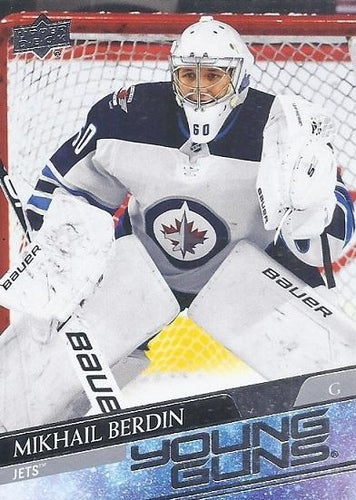 #242 Mikhail Berdin - Winnipeg Jets - 2020-21 Upper Deck Hockey