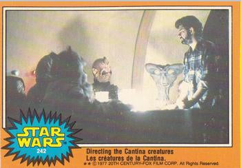 #242 Directing the Cantina creatures - 1977 O-Pee-Chee Star Wars