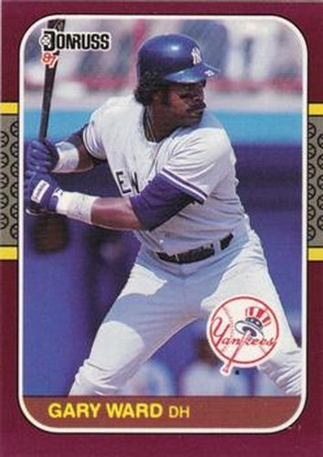 #242 Gary Ward - New York Yankees - 1987 Donruss Opening Day Baseball