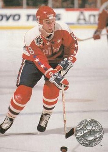 #242 Dmitri Khristich - Washington Capitals - 1991-92 Pro Set Platinum Hockey