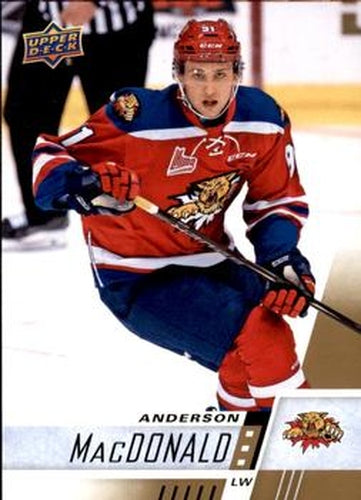 #242 Anderson MacDonald - Moncton Wildcats - 2017-18 Upper Deck CHL Hockey