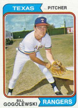 #242 Bill Gogolewski - Texas Rangers - 1974 Topps Baseball