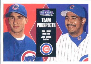 #242 Cole Liniak / Jose Molina - Chicago Cubs - 2000 Fleer Tradition Baseball