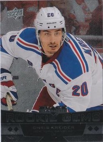 #242 Chris Kreider - New York Rangers - 2012-13 Upper Deck Black Diamond Hockey