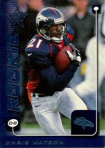 #242 Chris Watson - Denver Broncos - 1999 Leaf Rookies & Stars Football