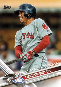 #242 Mookie Betts - Boston Red Sox - 2017 Topps Baseball