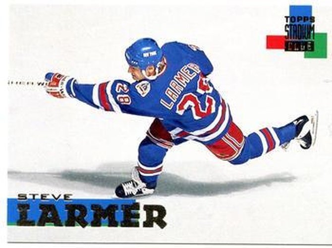 #242 Steve Larmer - New York Rangers - 1994-95 Stadium Club Hockey
