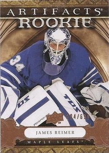 #242 James Reimer - Toronto Maple Leafs - 2009-10 Upper Deck Artifacts Hockey