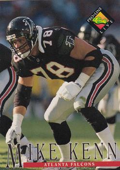 #242 Mike Kenn - Atlanta Falcons - 1994 Pro Line Live Football