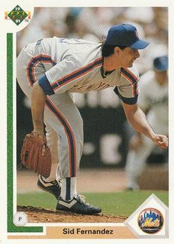 #242 Sid Fernandez - New York Mets - 1991 Upper Deck Baseball