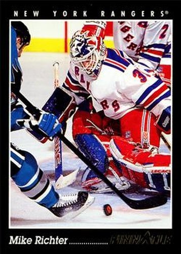 #242 Mike Richter - New York Rangers - 1993-94 Pinnacle Hockey