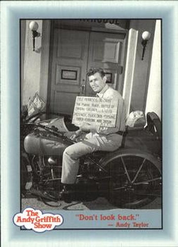 #242 "Don't look back." - 1990-91 Pacific The Andy Griffith Show