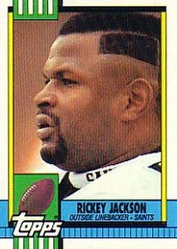 #242 Rickey Jackson - New Orleans Saints - 1990 Topps Football
