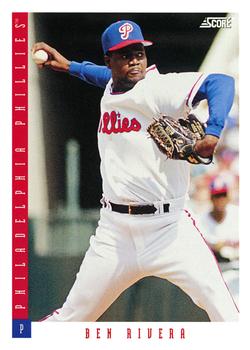 #242 Ben Rivera - Philadelphia Phillies - 1993 Score Baseball