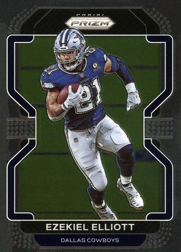 #243 Ezekiel Elliott - Dallas Cowboys - 2021 Panini Prizm Football