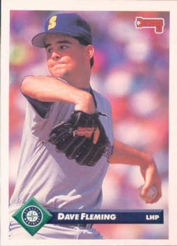 #243 Dave Fleming - Seattle Mariners - 1993 Donruss Baseball