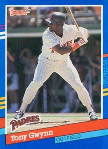 #243 Tony Gwynn - San Diego Padres - 1991 Donruss Baseball