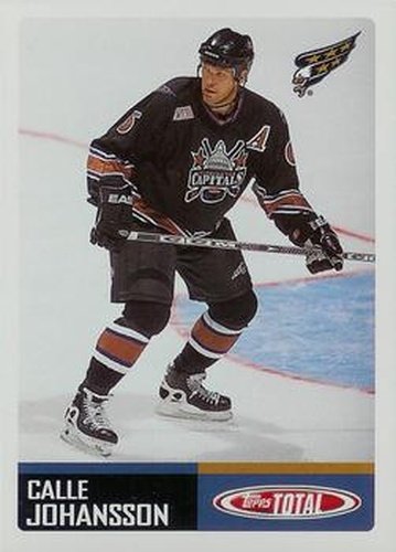 #243 Calle Johansson - Washington Capitals - 2002-03 Topps Total Hockey