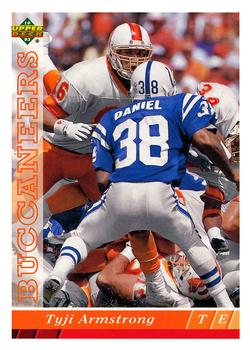 #243 Tyji Armstrong - Tampa Bay Buccaneers - 1993 Upper Deck Football