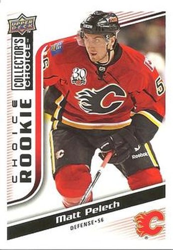 #243 Matt Pelech - Calgary Flames - 2009-10 Collector's Choice Hockey