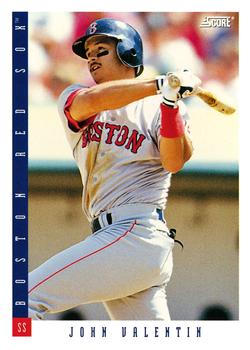 #243 John Valentin - Boston Red Sox - 1993 Score Baseball