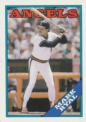#243 Mark Ryal - California Angels - 1988 Topps Baseball