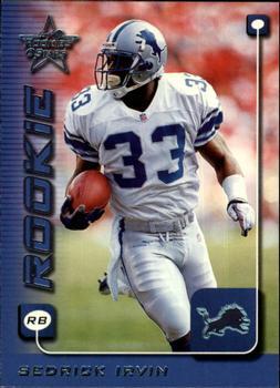 #243 Sedrick Irvin - Detroit Lions - 1999 Leaf Rookies & Stars Football