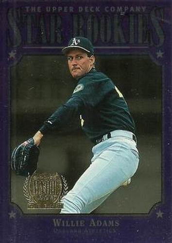 #243 Willie Adams - Oakland Athletics - 1997 Upper Deck Baseball
