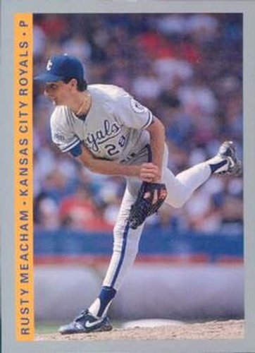 #243 Rusty Meacham - Kansas City Royals - 1993 Fleer Baseball