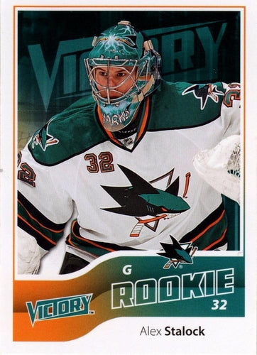 #244 Alex Stalock - San Jose Sharks - 2011-12 Upper Deck Victory Hockey