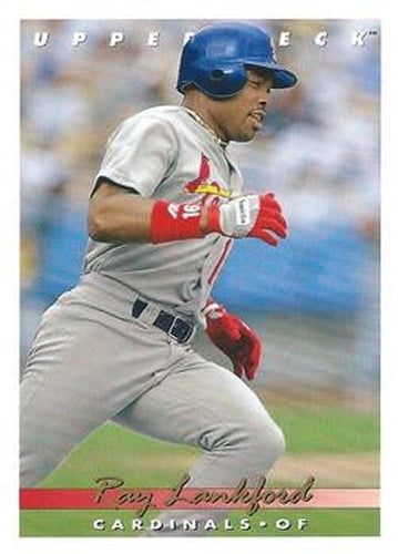 #244 Ray Lankford - St. Louis Cardinals - 1993 Upper Deck Baseball
