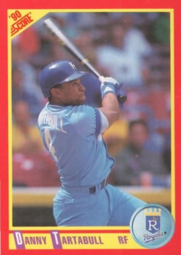 #244 Danny Tartabull - Kansas City Royals - 1990 Score Baseball