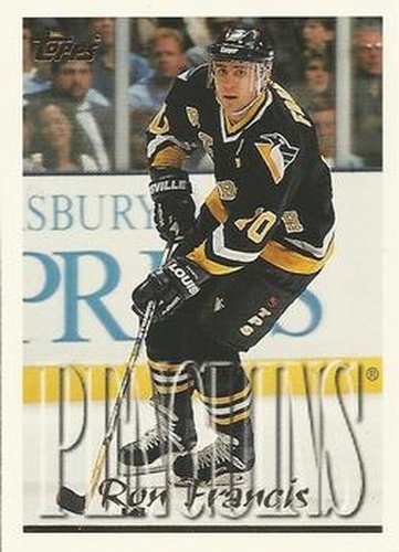 #244 Ron Francis - Pittsburgh Penguins - 1995-96 Topps Hockey