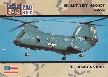 #244 CH-46 Sea Knight - 1991 Pro Set Desert Storm