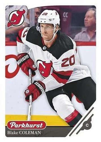 #244 Blake Coleman - New Jersey Devils - 2018-19 Parkhurst Hockey