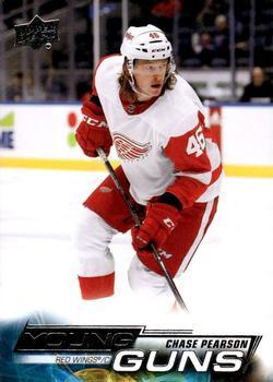 #244 Chase Pearson - Detroit Red Wings - 2022-23 Upper Deck Hockey